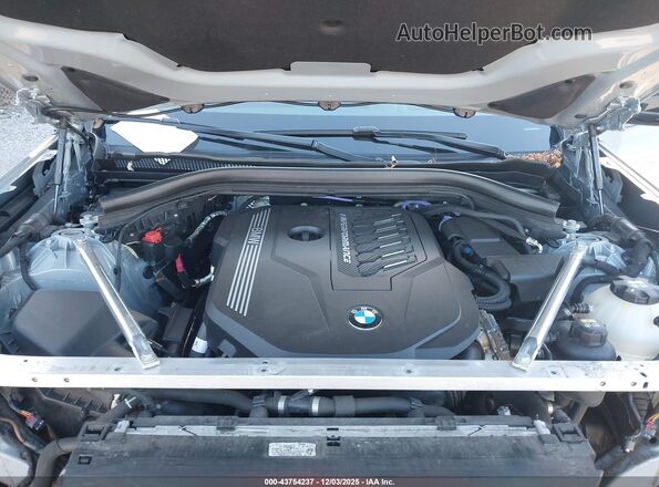 5UX43DT01N9L22353 2022 BMW X4 Серебряный Вид сзади