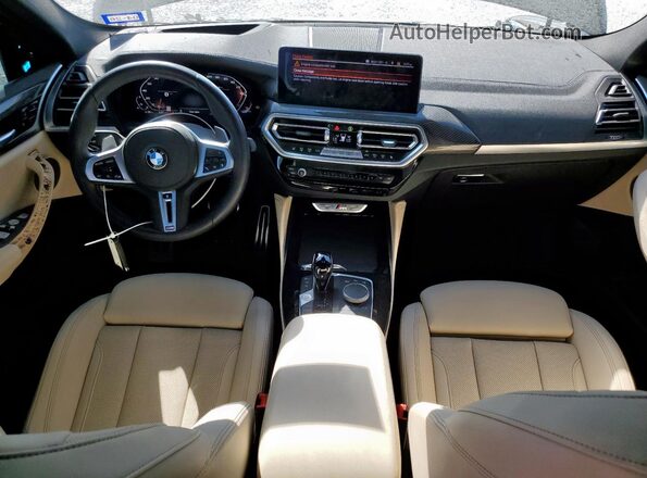 5UX43DT04P9S10245 2023 BMW X4 Black Vista del salpicadero
