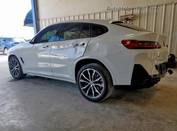 5UX43DT06N9J31429 2022 BMW X4 White უკანა მარცხენა