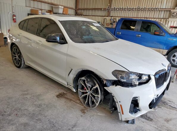 5UX43DT06N9J31429 2022 BMW X4 White წინა მარჯვენა