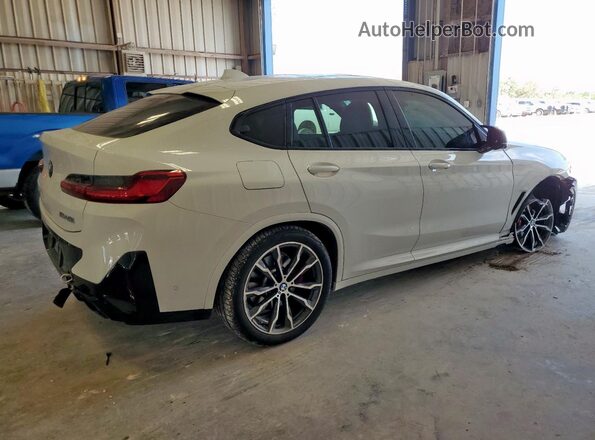 5UX43DT06N9J31429 2022 BMW X4 White უკანა მარჯვენა