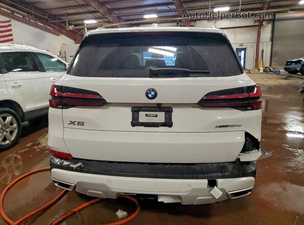 5UX43EU00R9S27020 2024 BMW X5 White უკანა ხედი
