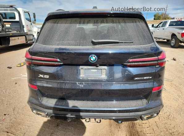5UX43EU0XR9S61675 2024 BMW X5 Black Вид ззаду