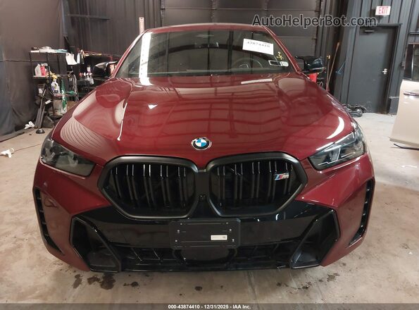 5UX43EX09T9150201 2026 BMW X6 Red Widok zestawu wskaźników