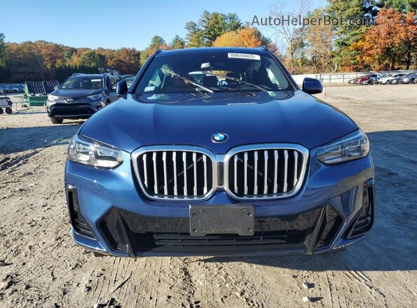 5UX53DP00P9T00071 2023 BMW X3 Blue Front view