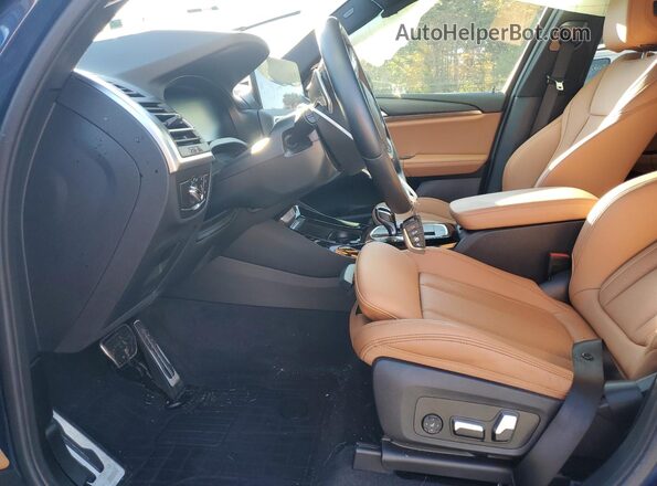 5UX53DP00P9T00071 2023 BMW X3 Blue Front interior view