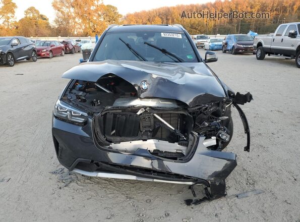 5UX53DP01N9J98552 2022 BMW X3 Черный Вид спереди