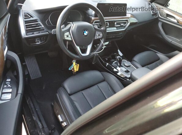 5UX53DP01N9J98552 2022 BMW X3 Черный Вид панели приборов