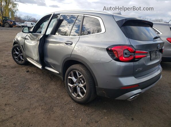 5UX53DP01R9X15452 2024 BMW X3 Серый Задняя левая четверть