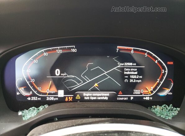 5UX53DP01R9X15452 2024 BMW X3 Серый Вид щитка приборов