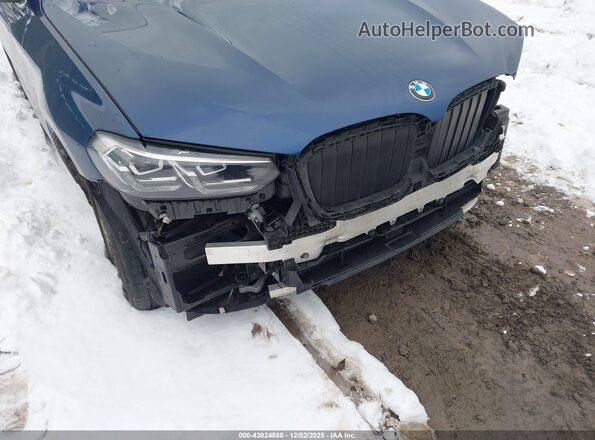5UX53DP02N9L25664 2022 BMW X3 Blue 