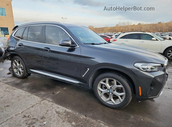 5UX53DP05N9J74545 2022 BMW X3 Угольный Передняя правая четверть