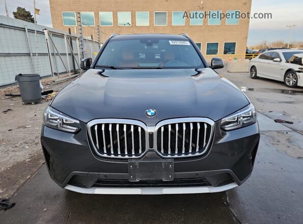 5UX53DP05N9J74545 2022 BMW X3 Угольный Вид спереди