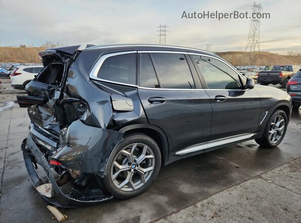 5UX53DP05N9J74545 2022 BMW X3 Угольный Задняя правая четверть