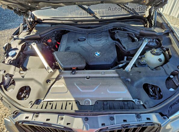 5UX53DP05R9V08112 2024 BMW X3 Gray Engine compartment view