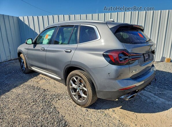 5UX53DP05R9V08112 2024 BMW X3 Gray Rear left