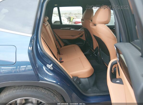 5UX53DP05R9V49548 2024 BMW X3 Blue VIN კოდის სტიკერის ხედი