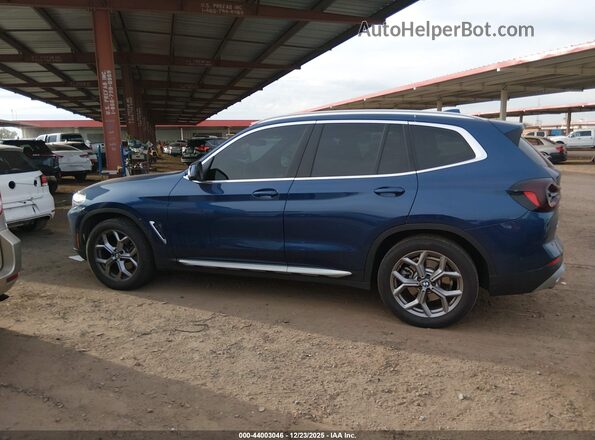 5UX53DP05R9V49548 2024 BMW X3 Blue უკანა სალონის ხედი