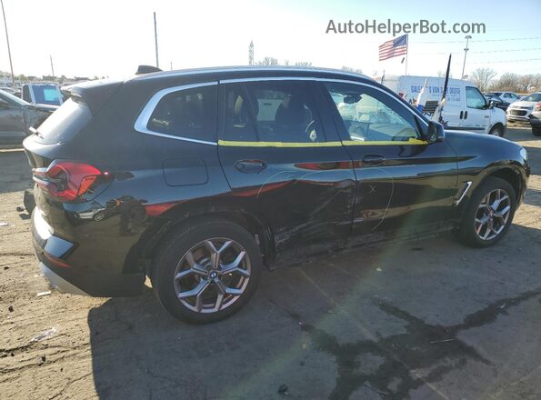 5UX53DP07P9P22175 2023 BMW X3 Black Trasero derecho