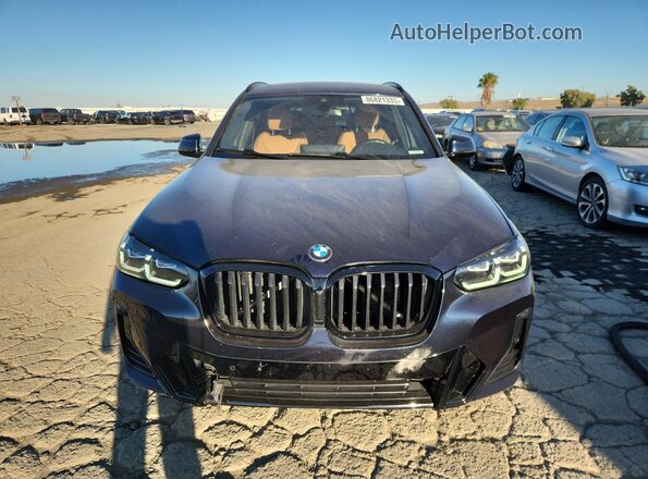 5UX53DP07P9S13705 2023 BMW X3 Black წინა ხედი