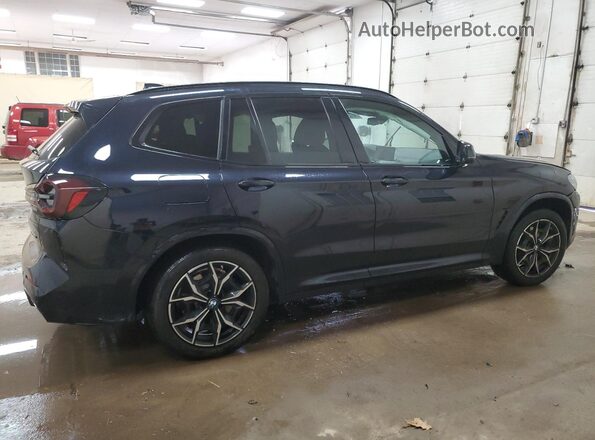 5UX53DP09P9N69993 2023 BMW X3 Blue Задня права чверть