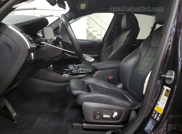 5UX53DP09P9N69993 2023 BMW X3 Blue Вид салону спереду