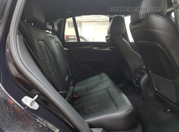 5UX53DP09P9N69993 2023 BMW X3 Blue Вид задньої частини салону