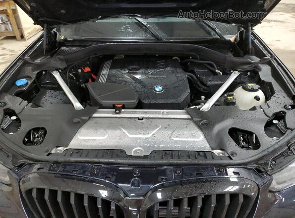 5UX53DP09P9N69993 2023 BMW X3 Blue Вид підкапотного простору