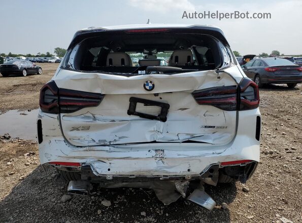 5UX53DP0XR9T84256 2024 BMW X3 White უკანა ხედი