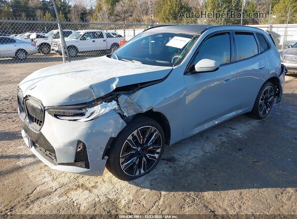 5UX53GP03S9127284 2025 BMW X3 Gray Առջևի ձախ երեք քառորդ տեսարան