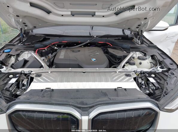 5UX53GP06S9Y88648 2025 BMW X3 White Widok z tyłu