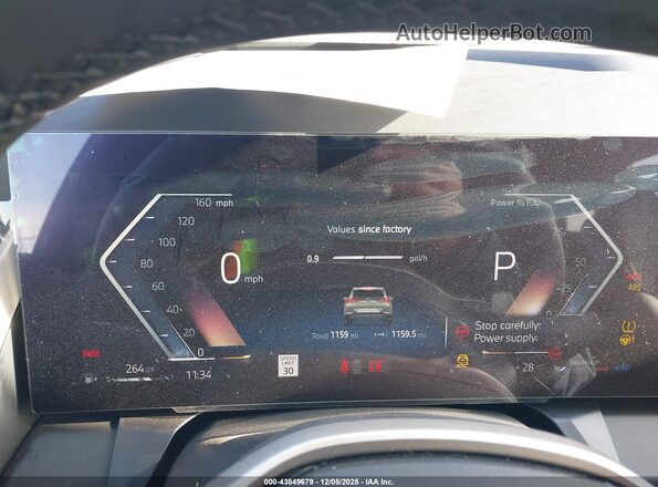 5UX53GP08S9075781 2025 BMW X3 Gray Widok tylnych siedzeń