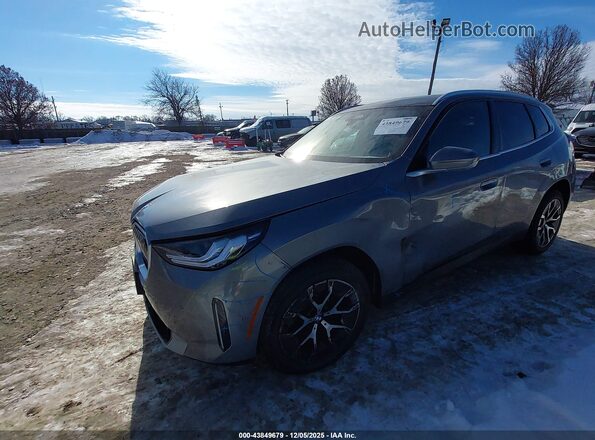 5UX53GP08S9075781 2025 BMW X3 Gray Przód lewy