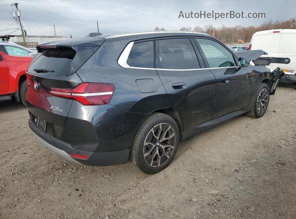 5UX53GP08S9Y88893 2025 BMW X3 Charcoal Rear right