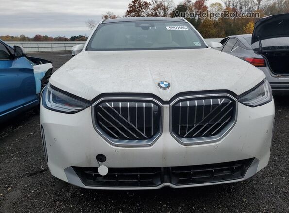 5UX53GP09S9043549 2025 BMW X3 White Դիմացի տեսք
