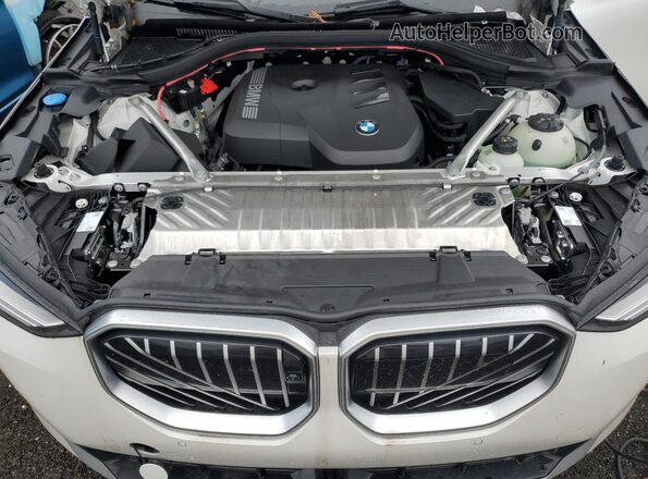5UX53GP09S9043549 2025 BMW X3 White Շարժիչի բաժամունքի տեսք
