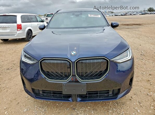 5UX53GP09T9214706 2026 BMW X3 Blue წინა ხედი