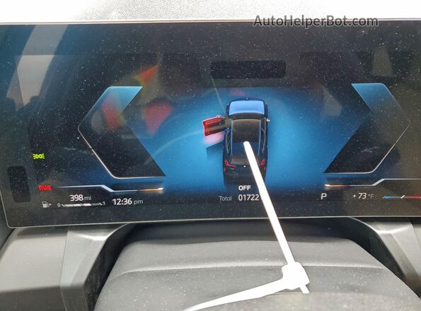 5UX53GP09T9214706 2026 BMW X3 Blue ხელსაწყოთა პანელის ხედი