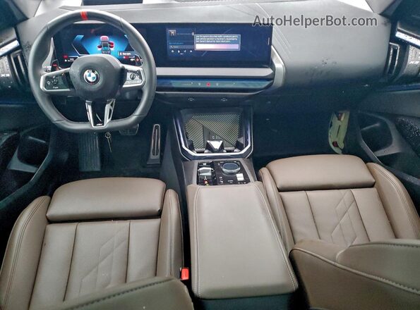 5UX73GP04S9X73703 2025 BMW X3 Blue Առջևի վահանակի տեսք
