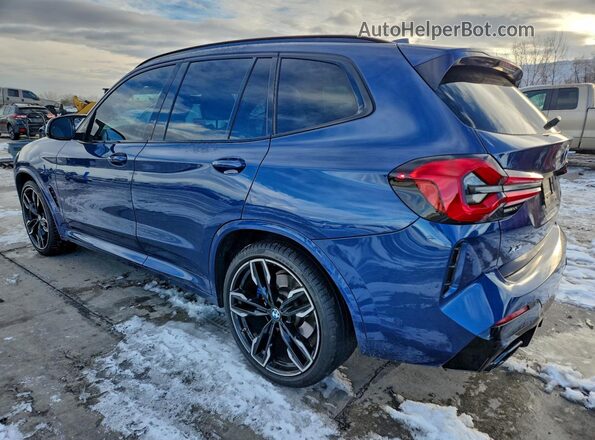 5UX83DP03N9K27062 2022 BMW X3 Blue Tył lewy