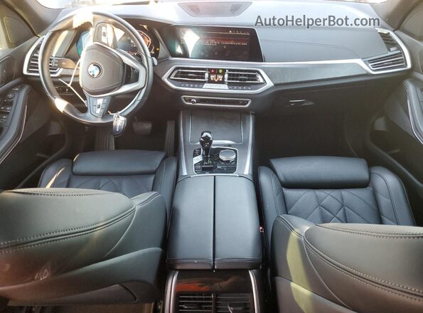 5UXCR4C04P9R47844 2023 BMW X5 Black წინა პანელის ხედი