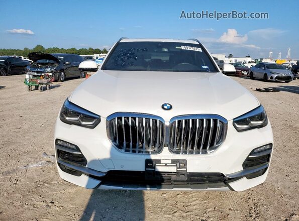 5UXCR4C06M9F65720 2021 BMW X5 White 