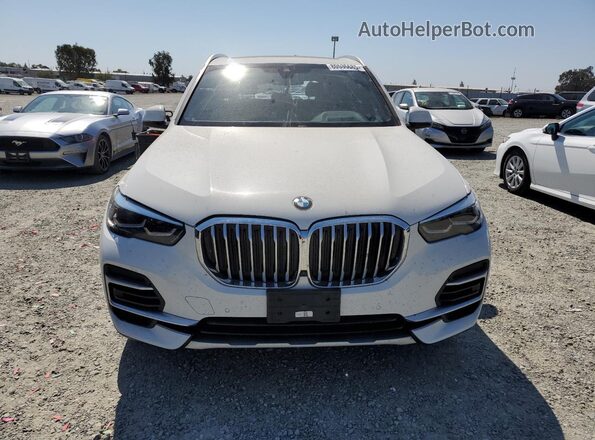 5UXCR4C08P9P25744 2023 BMW X5 White Դիմացի տեսք
