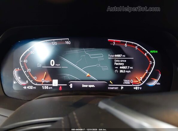 5UXCR6C01LLL76581 2020 BMW X5 Black Вид задніх сидінь