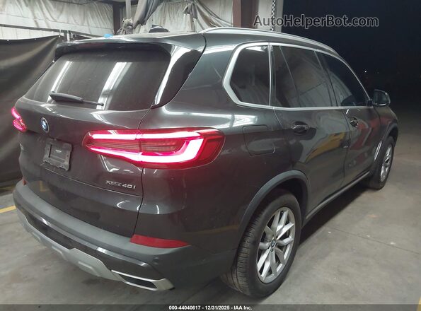 5UXCR6C01LLL76581 2020 BMW X5 Black Задня права чверть