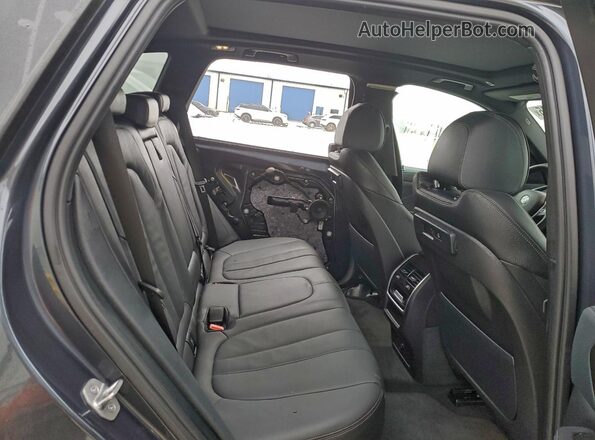 5UXCR6C02N9K85349 2022 BMW X5 Синий Вид задних сидений