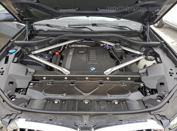 5UXCR6C02N9K85349 2022 BMW X5 Синий Вид задней части салона