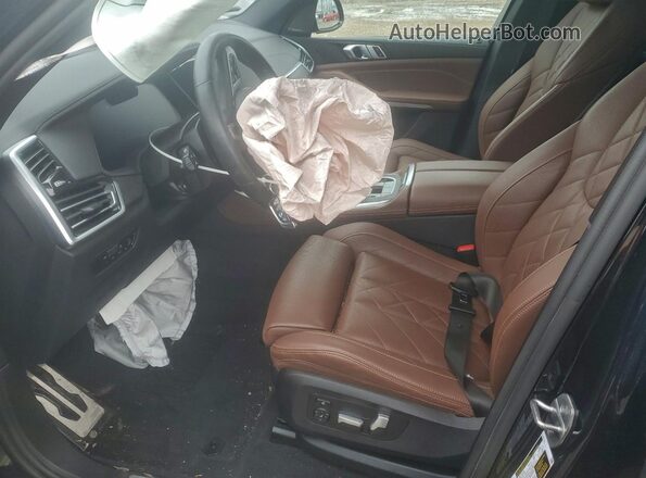 5UXCR6C06P9P20229 2023 BMW X5 Black Front interior view