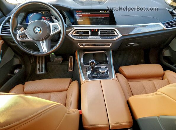 5UXCR6C0XP9N52479 2023 BMW X5 Black Вид панелі приладів