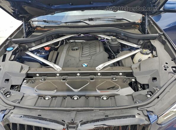 5UXCR6C0XP9N85532 2023 BMW X5 Blue Widok komory silnika